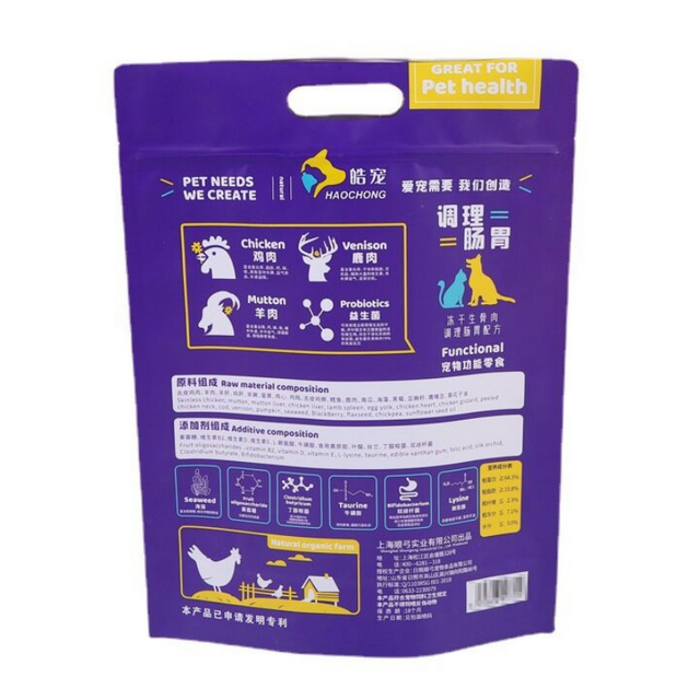 Стоячий Пакет С Прозрачным Окном Для Лакомств Домашних Животных