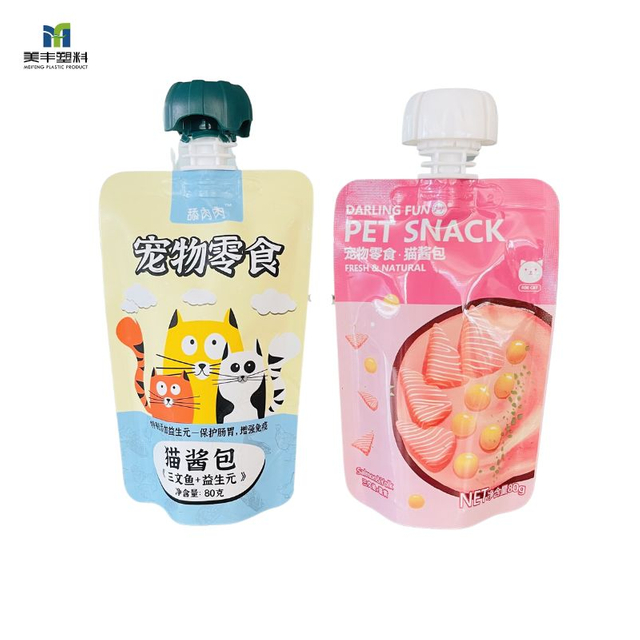 Упаковка-дойпак С Носиком Для Влажного Корма Для Домашних Животных