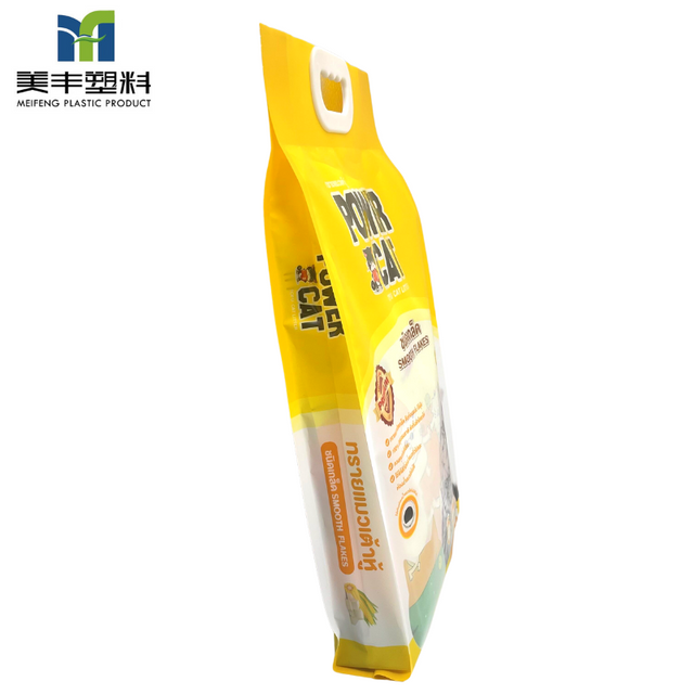 Пакет Для Корма С Четырьмя Швами И Пластиковой Ручкой, Увеличенного Объёма